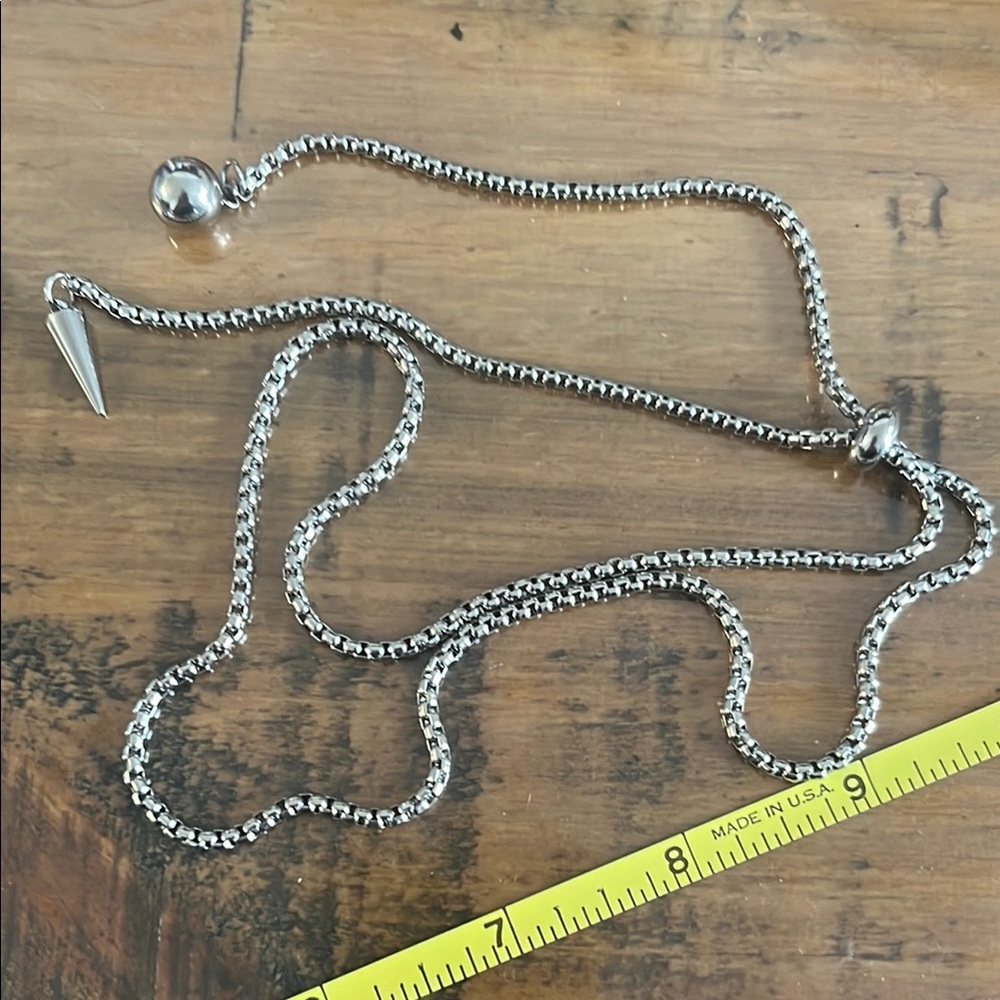 Heavy stainless steel necklace